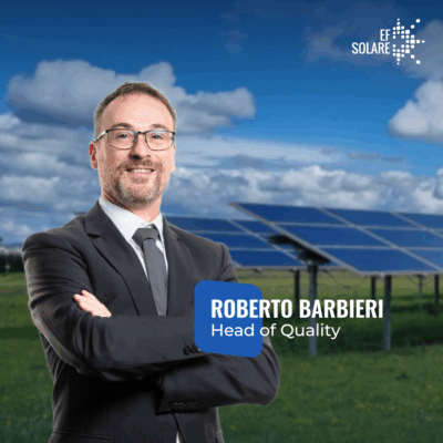 Roberto Barbieri, Head of Quality di EF Solare Italia